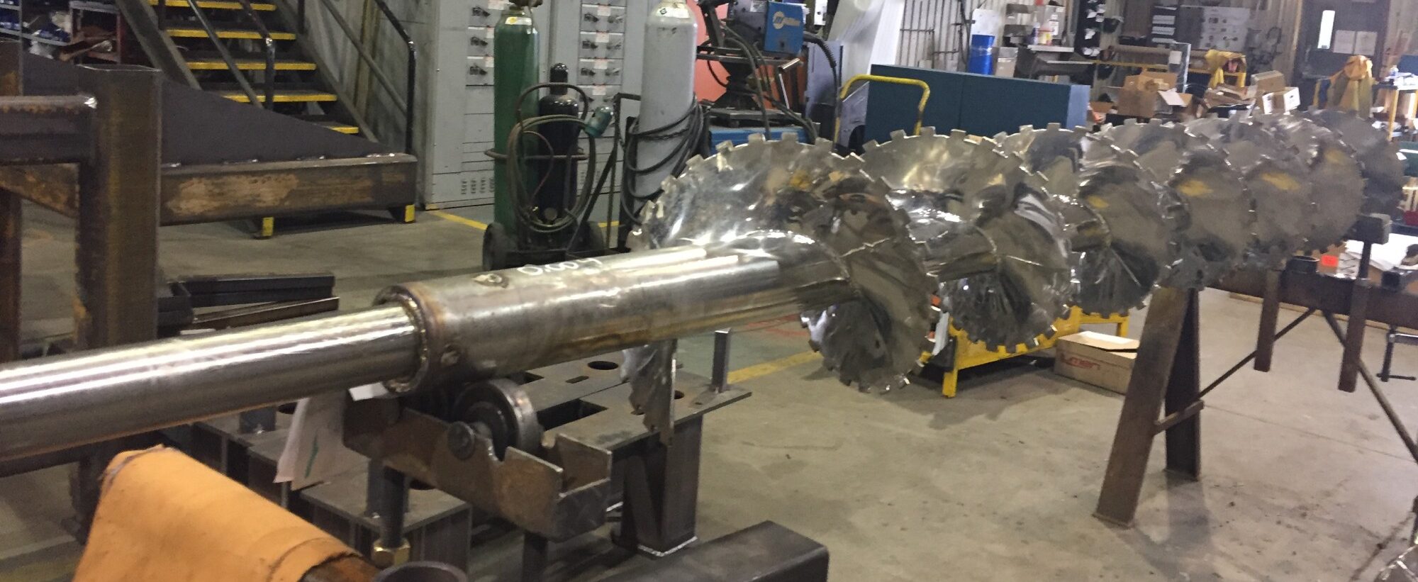 Fabrication et réfection de vis sans fin sur mesure