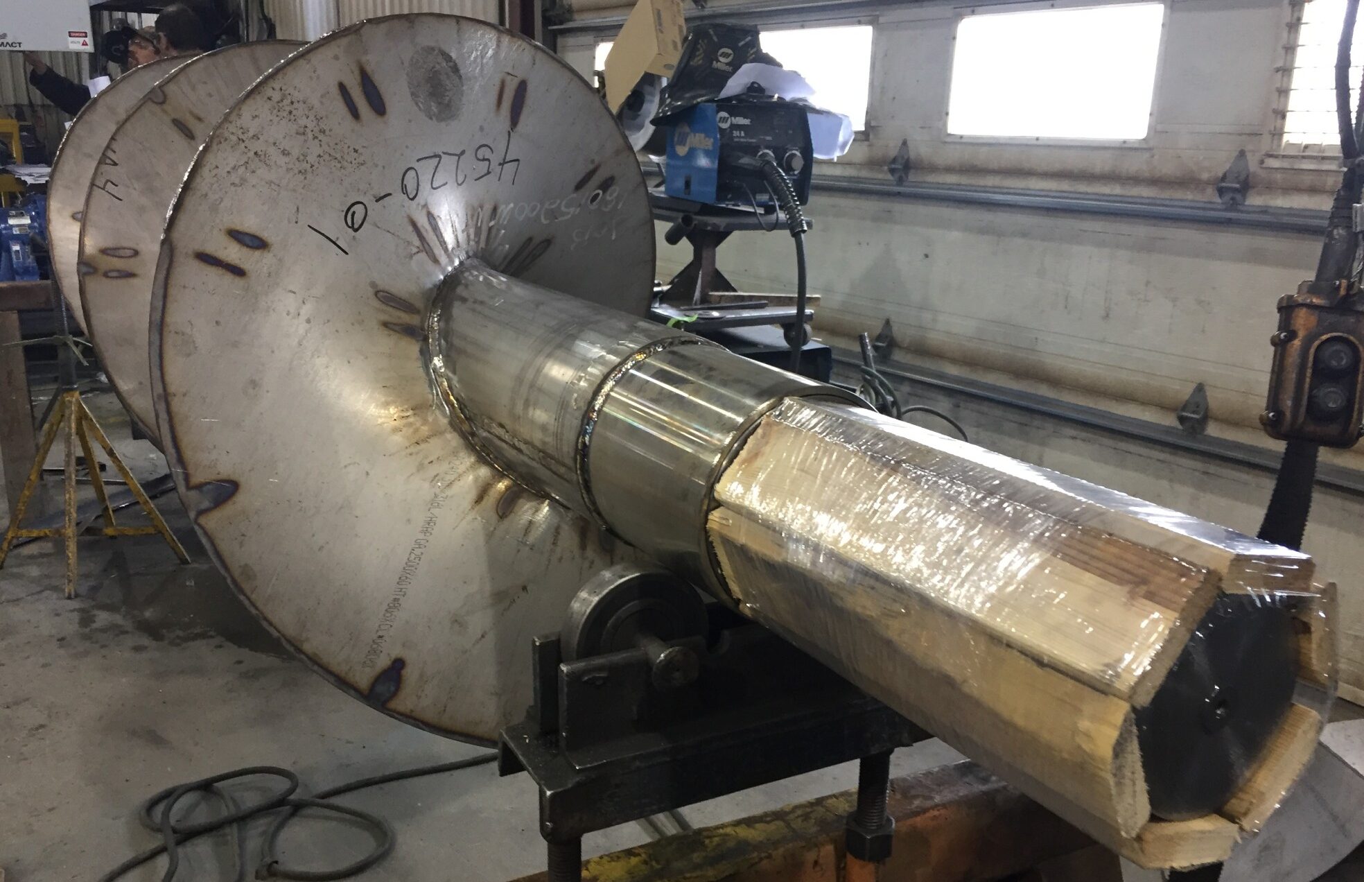 Vis sans fin industrielles fabriquées par Industries Bofab